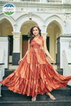 Manimala By Chansi Trendz Chinon Long Gown Exporters In India